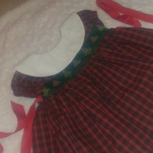Christmas plaid dress